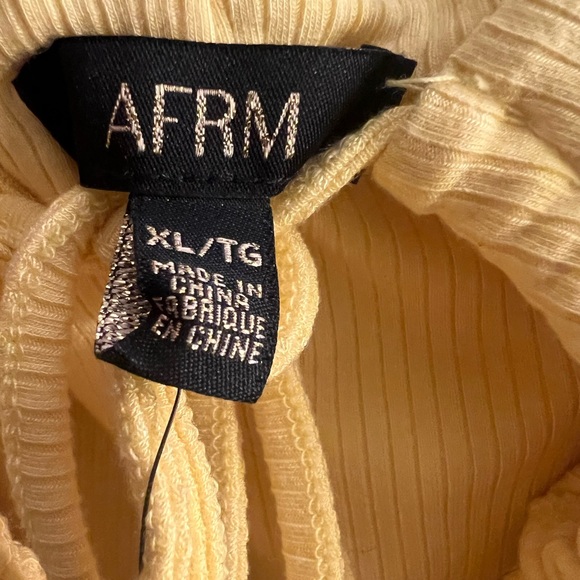 Beautiful XL Yellow AFRM New Dress With Tags - Picture 3 of 4